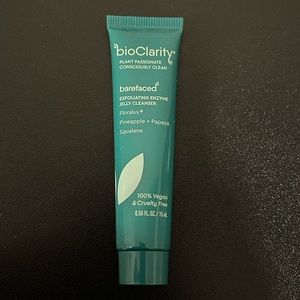 BioClarity barefaced exfoliating enzyme jelly cleanser, trial size